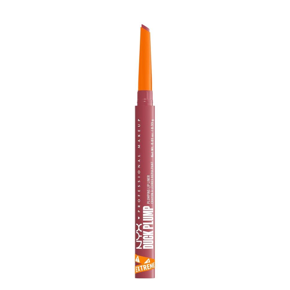 imageNYX PROFESSIONAL MAKEUP Duck Plump Plumping Lip Liner Matte Pencil With Up To 10HR Wear Subtle Touch Deep Nude Lip LinerPinkjection