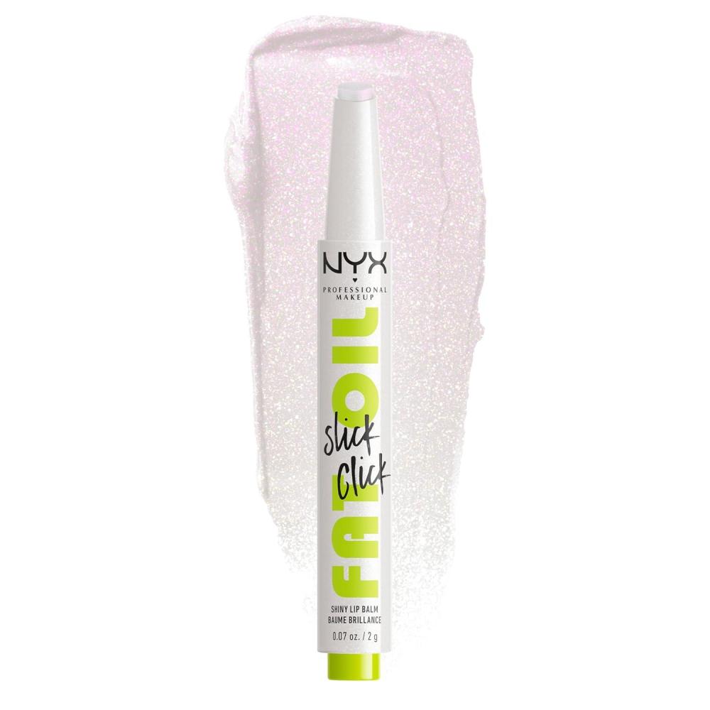 imageNYX PROFESSIONAL MAKEUP Fat Oil Slick Click Lightweight Buildable Pigmented Vegan Lip Balm  No Filter Needed01 MAIN CHARACTER