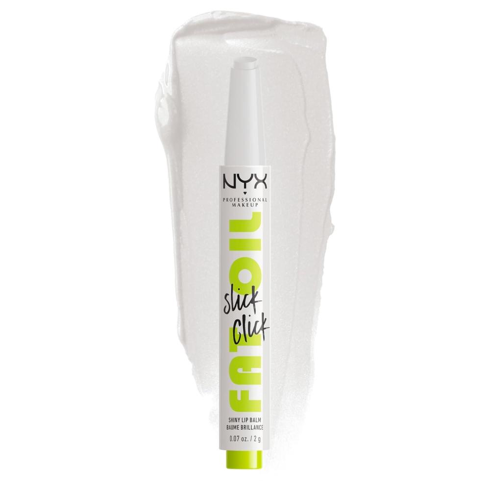 imageNYX PROFESSIONAL MAKEUP Fat Oil Slick Click Lightweight Buildable Pigmented Vegan Lip Balm  No Filter Needed13 GOING LIVE