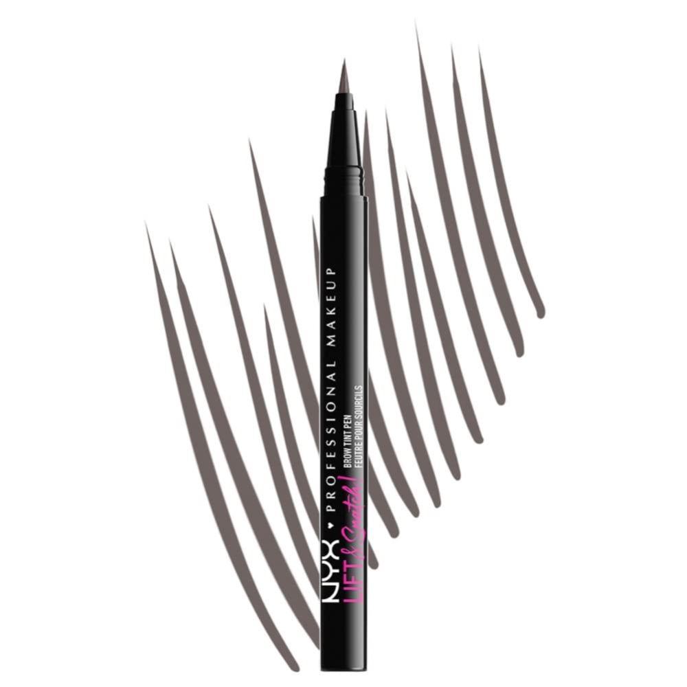 imageNYX PROFESSIONAL MAKEUP Lift ampamp Snatch Eyebrow Tint Pen Espresso09 Gray Black