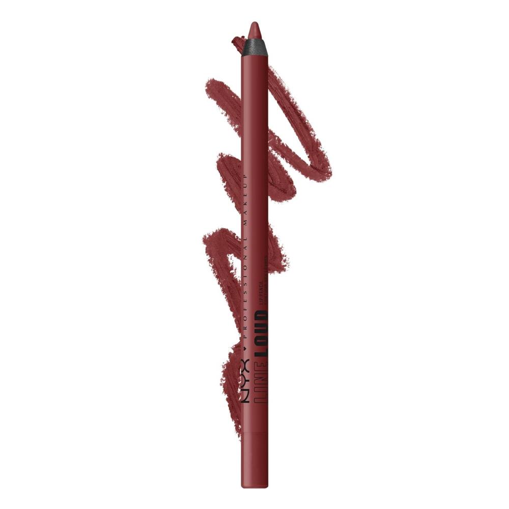 imageNYX PROFESSIONAL MAKEUP Line Loud Lip Liner Longwear and Pigmented Lip Pencil with Jojoba Oil ampamp Vitamin E  Global Citizen Medium Neutral Nude35 No Wineing