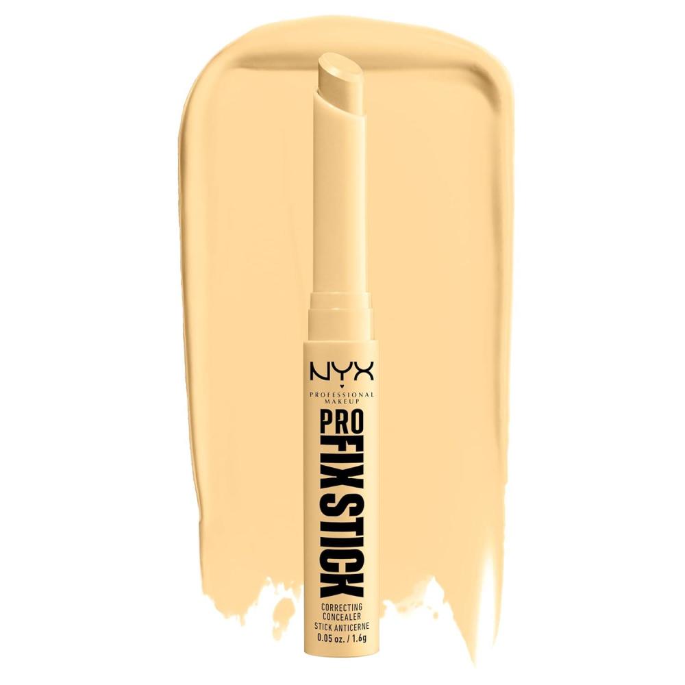 imageNYX PROFESSIONAL MAKEUP Pro Fix Stick Correcting Concealer Buildable Medium Coverage Concealer Stick  Pink03 YELLOW