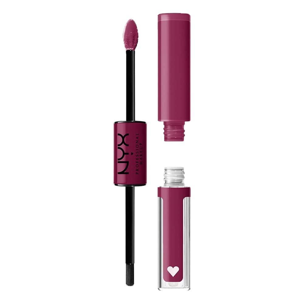 imageNYX PROFESSIONAL MAKEUP Shine Loud LongLasting Liquid Lipstick with Clear Lip Gloss  Global Citizen Medium Neutral Nude20 In Charge