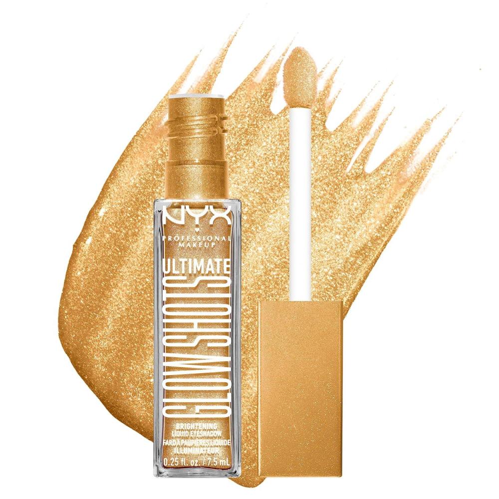 imageNYX PROFESSIONAL MAKEUP Ultimate Glow Shots Liquid Eyeshadow LongLasting Shimmer Eye Shadow with Vitamin C  Come Thru CoconutGlitzy Guava