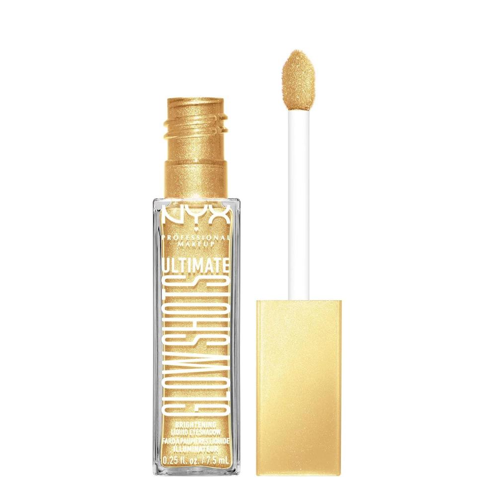 imageNYX PROFESSIONAL MAKEUP Ultimate Glow Shots Liquid Eyeshadow LongLasting Shimmer Eye Shadow with Vitamin C  Come Thru CoconutLemon Slayed