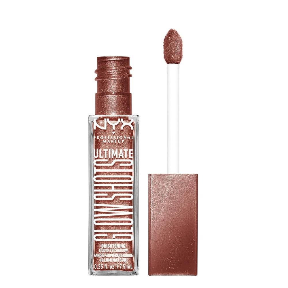 imageNYX PROFESSIONAL MAKEUP Ultimate Glow Shots Liquid Eyeshadow LongLasting Shimmer Eye Shadow with Vitamin C  Come Thru CoconutMango Moment