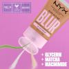 imageNYX PROFESSIONAL MAKEUP Bare With Me Blur Skin Tint Foundation Make Up with Matcha Glycerin ampamp Niacinamide  Golden09 Light Medium