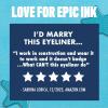 imageNYX PROFESSIONAL MAKEUP Epic Ink Glitz Liner Waterproof Metallic Liquid Eyeliner with Vegan Formula  Graphite Glitz Shimmer Graphite Black03 Shimmer Stitch