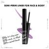 imageNYX PROFESSIONAL MAKEUP Epic Wear Metallic Liquid Liner LongLasting Waterproof Eyeliner  Black MetalLilac