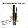 imageNYX PROFESSIONAL MAKEUP Epic Wear Metallic Liquid Liner LongLasting Waterproof Eyeliner  Black MetalYellow