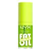 imageNYX PROFESSIONAL MAKEUP Fat Oil Chillz Moisturizing Shiny and Vegan Tinted Lip Gloss  Strawberry Slush Sheer Pinkish Purple19 Kiwi Freeze