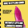 imageNYX PROFESSIONAL MAKEUP The Brow Glue Crazy Lift Brow Lamination Gel with 16HR Strong Hold ampamp BuiltIn Styling Comb  Clear Eyebrow Gel