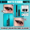 imageNYX PROFESSIONAL MAKEUP Vivid Matte Liquid Liner SmearResistant Eyeliner with Precise Tip  Black01 Black