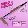 imageNYX PROFESSIONAL MAKEUP Zero to Brow Longwear Eyebrow Gel EspressoAsh Brown
