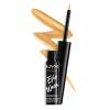 imageNYX PROFESSIONAL MAKEUP Epic Wear Metallic Liquid Liner LongLasting Waterproof Eyeliner  Black MetalYellow