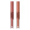 imageNYX PROFESSIONAL MAKEUP Shine Loud LongLasting Liquid Lipstick with Clear Lip Gloss  Pack of 2 Cash Flow Rebel In RedPack Of 2 Magic Maker  Goal Crusher