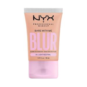 imageNYX PROFESSIONAL MAKEUP Bare With Me Blur Skin Tint Foundation Make Up with Matcha Glycerin ampamp Niacinamide  Golden04 Light Neutral