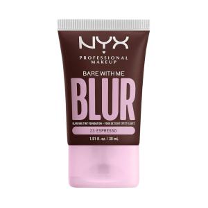 imageNYX PROFESSIONAL MAKEUP Bare With Me Blur Skin Tint Foundation Make Up with Matcha Glycerin ampamp Niacinamide  Golden23 Espresso