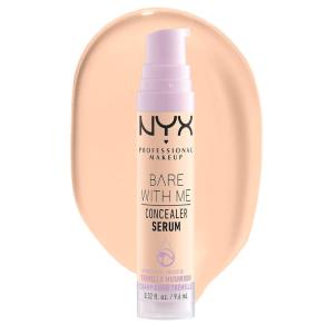 imageNYX PROFESSIONAL MAKEUP Bare With Me Concealer Serum Concealer Makeup For Up To 24Hr Hydration  Beige01 Fair