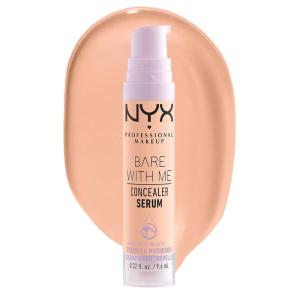 imageNYX PROFESSIONAL MAKEUP Bare With Me Concealer Serum Concealer Makeup For Up To 24Hr Hydration  Beige025 Medium Vanilla