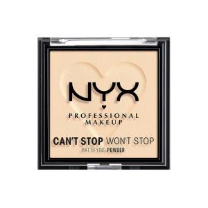 imageNYX PROFESSIONAL MAKEUP Cant Stop Wont Stop Mattifying Pressed Powder  Medium01 FAIR