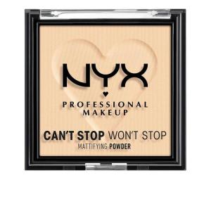 imageNYX PROFESSIONAL MAKEUP Cant Stop Wont Stop Mattifying Pressed Powder  Medium02 LIGHT