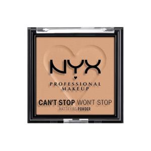 imageNYX PROFESSIONAL MAKEUP Cant Stop Wont Stop Mattifying Pressed Powder  Medium06 TAN
