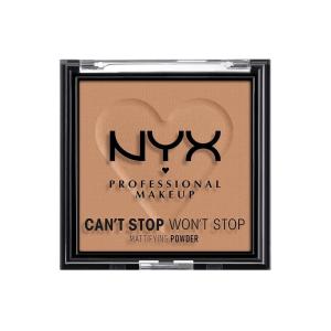 imageNYX PROFESSIONAL MAKEUP Cant Stop Wont Stop Mattifying Pressed Powder  Medium07 CARAMEL