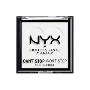 imageNYX PROFESSIONAL MAKEUP Cant Stop Wont Stop Mattifying Pressed Powder  Medium11 BRIGHT TRANSLUCENT