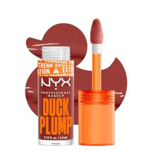 imageNYX PROFESSIONAL MAKEUP Duck Plump High Pigment Lip Gloss Lip Plumper Gloss with Spicy Ginger  Clearly Spicy06 Brick of Time