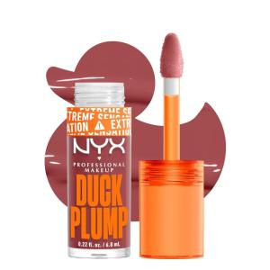 imageNYX PROFESSIONAL MAKEUP Duck Plump High Pigment Lip Gloss Lip Plumper Gloss with Spicy Ginger  Clearly Spicy08 Mauve Out of My Way