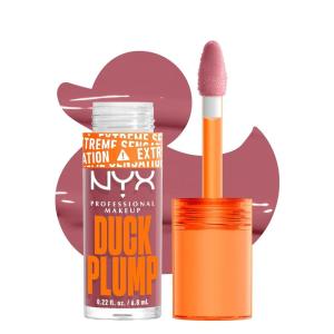imageNYX PROFESSIONAL MAKEUP Duck Plump High Pigment Lip Gloss Lip Plumper Gloss with Spicy Ginger  Clearly Spicy10 Lilac on Lock