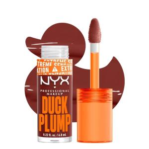 imageNYX PROFESSIONAL MAKEUP Duck Plump High Pigment Lip Gloss Lip Plumper Gloss with Spicy Ginger  Clearly Spicy16 Wine Not