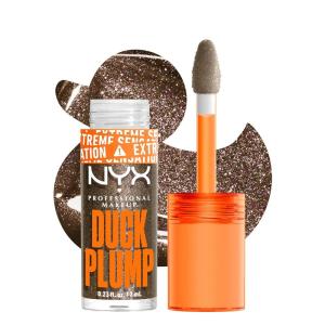 imageNYX PROFESSIONAL MAKEUP Duck Plump High Pigment Lip Gloss Lip Plumper Gloss with Spicy Ginger  Clearly Spicy21 Onyxpected