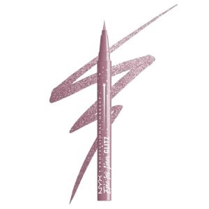 imageNYX PROFESSIONAL MAKEUP Epic Ink Glitz Liner Waterproof Metallic Liquid Eyeliner with Vegan Formula  Graphite Glitz Shimmer Graphite Black03 Shimmer Stitch