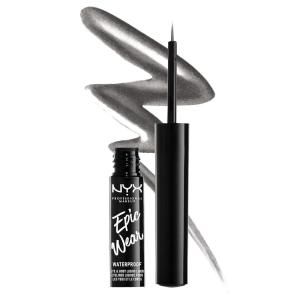 imageNYX PROFESSIONAL MAKEUP Epic Wear Metallic Liquid Liner LongLasting Waterproof Eyeliner  Black MetalGun Metal