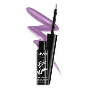 imageNYX PROFESSIONAL MAKEUP Epic Wear Metallic Liquid Liner LongLasting Waterproof Eyeliner  Black MetalLilac