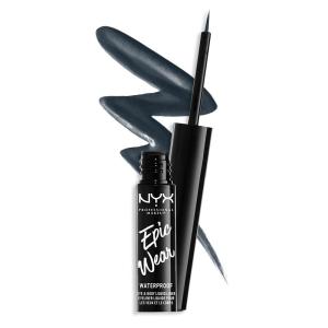 imageNYX PROFESSIONAL MAKEUP Epic Wear Metallic Liquid Liner LongLasting Waterproof Eyeliner  Black MetalStone Fox