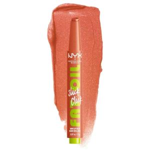 imageNYX PROFESSIONAL MAKEUP Fat Oil Slick Click Lightweight Buildable Pigmented Vegan Lip Balm  No Filter Needed06 HITS DIFFERENT