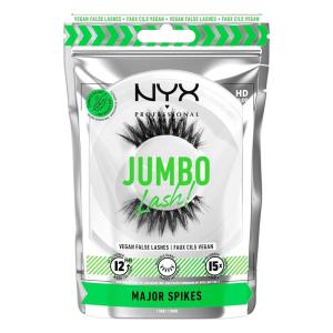 imageNYX PROFESSIONAL MAKEUP Jumbo Lash Vegan False Eyelashes Up to 12HR Wear Reusable Fake Lashes  Major Spikes