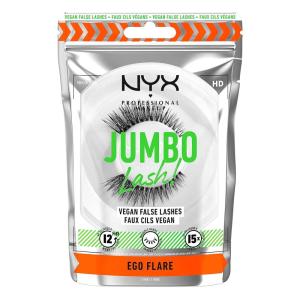 imageNYX PROFESSIONAL MAKEUP Jumbo Lash Vegan False Eyelashes Up to 12HR Wear Reusable Fake Lashes  Wispy FlutterEgo Flare