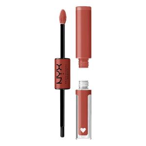 imageNYX PROFESSIONAL MAKEUP Shine Loud LongLasting Liquid Lipstick with Clear Lip Gloss  Global Citizen Medium Neutral Nude04 Life Goals