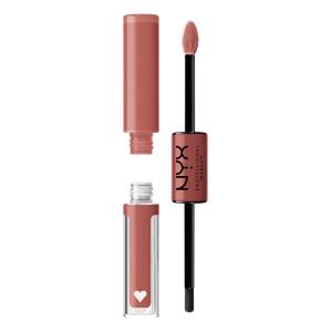 imageNYX PROFESSIONAL MAKEUP Shine Loud LongLasting Liquid Lipstick with Clear Lip Gloss  Global Citizen Medium Neutral Nude05 Magic Maker