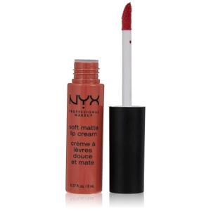 imageNYX PROFESSIONAL MAKEUP Soft Matte Lip Cream Lightweight Liquid Lipstick  Abu Dhabi Deep RoseBeigeCannes