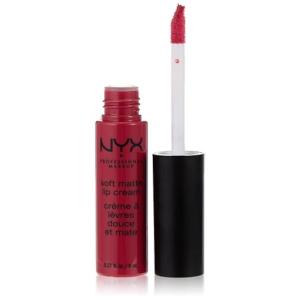 imageNYX PROFESSIONAL MAKEUP Soft Matte Lip Cream Lightweight Liquid Lipstick  Abu Dhabi Deep RoseBeigePrague