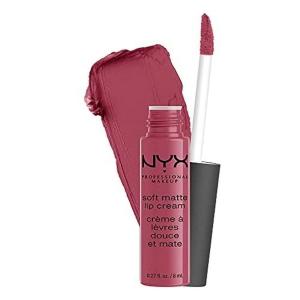imageNYX PROFESSIONAL MAKEUP Soft Matte Lip Cream Lightweight Liquid Lipstick  Abu Dhabi Deep RoseBeigeSao Paulo