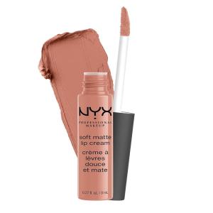 imageNYX PROFESSIONAL MAKEUP Soft Matte Lip Cream Lightweight Liquid Lipstick  Abu Dhabi Deep RoseBeigeStockholm