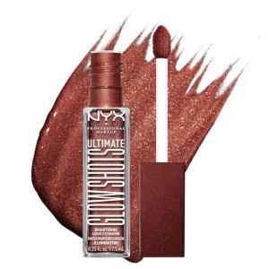 imageNYX PROFESSIONAL MAKEUP Ultimate Glow Shots Liquid Eyeshadow LongLasting Shimmer Eye Shadow with Vitamin C  Come Thru CoconutSix Figs