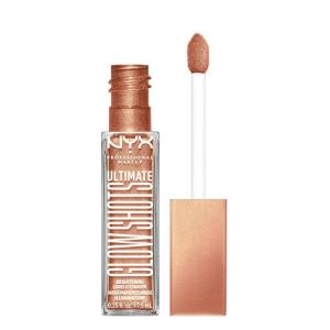 imageNYX PROFESSIONAL MAKEUP Ultimate Glow Shots Liquid Eyeshadow LongLasting Shimmer Eye Shadow with Vitamin C  Come Thru CoconutTwisted Tangerine