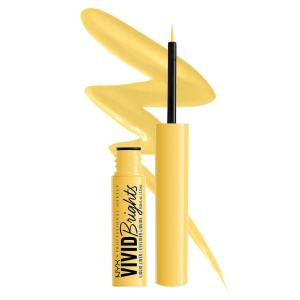 imageNYX PROFESSIONAL MAKEUP Vivid Matte Liquid Liner SmearResistant Eyeliner with Precise Tip  Black03 Had Me At Yellow